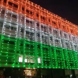 15 m Orange, White, Green, Multicolor Rice Lights-11