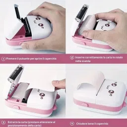 4uonly Pocket Printer Wireless Bluetooth Mobile Printer Photo Printer ghj4 Single - TextUsed For: Title, Compare-15