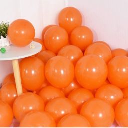 Solid Hd/Latex/Metalic 100 Orange Balloons For Kids/Adult/Party/Birthday Decorations Balloon-image-12