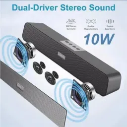 IMMUTABLE E-91 Portable Wireless Bluetooth Desktop PC Louder Speaker NHY8 56 W Bluetooth Home Audio Speaker-image-70