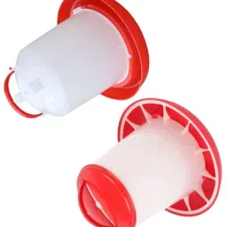 semi automatic 1.5kg Feeder-1pcs&1.5Ltr Drinker-1pc=1 pcs., Common Bird Feeder-9