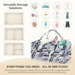 babymoon Multifunctional Caddy Organiser Storage Mother Baby Diaper Bag Foldable Storage Organised Bag-picture-24