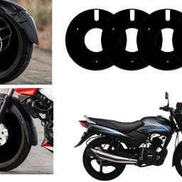 Full Acrylic Bike Wheel Cover 17 Inch For Tvs Star Sport Black Pack of 4 Pc Wheel Cover For NA NA-image-82