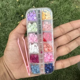 12 Grid 3d Flower Nail Art Accessories Grid-image-58
