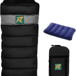 Karakoram Rectangular -5°C Sleep Bag Camping Hiking For Adults, Free Air Pillow Sleeping Bag-30