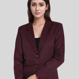 rocksy Women Solid Single Breasted Casual Blazer-picture-21