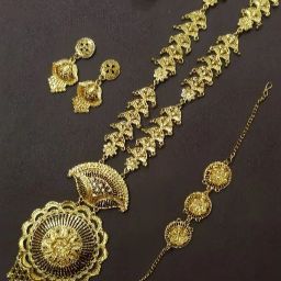Alloy Brass Gold Jewel Set-image-82