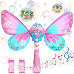 Magic Wand Bubble Machine Butterfly Automatic Powerful Bubble Blower for Kids Toy Bubble Maker-image-27