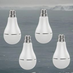 Inverter bulb 12W LED & 2000mAh battery 4hrs emergency light Pack of 4 bulbKU42 4 hrs Bulb Emergency Light-7