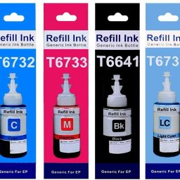 verena T673 Refill Ink Compatible For L805/L850/L1800/L810/L800 Printer 70ML Tri-Color Ink Bottle-12