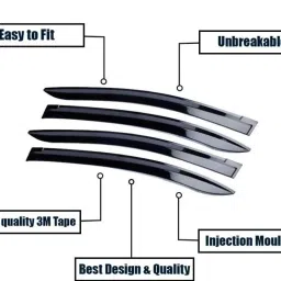 asrauto Front, Rear Wind Deflector image 2