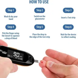 Dr. Morepen Glucometer Composit Pack 100 Glucometer Strips image 4
