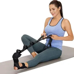 Leg and Foot Stretcher Yoga Stretching Strap with Loops suitable for Stretching Foot Support-image-84