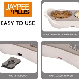 Jaypee Plus Electric Casserole Set Of 2 E. Warmer 1150 ml Ivory Cook and Serve Casserole Set image 4