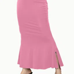 house of common FAST_Fish_Light Pink_M_Saree Shapewear shapewear petticoat For Women Lycra Blend Petticoat-image-7