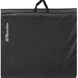 PVC Leather Yoga Mat, 10MM Thick Yoga Mat and Exercise Mat with Carrying Strap Black 10 mm Yoga Mat-image-32
