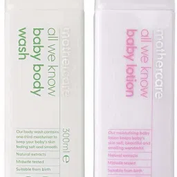 All We Know Baby Body Wash & Baby Lotion | Dermatologically tested ( Combo )-17