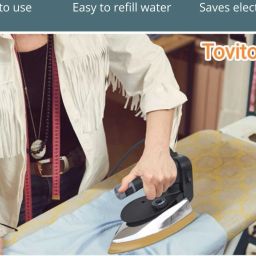 6ltr full base hole premium series es301-L Steam iron box with teflon shoe tank 1650 W Steam Iron-image-52
