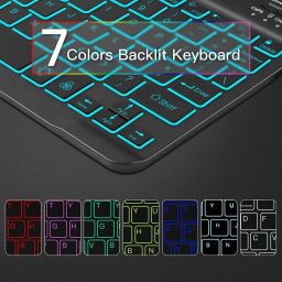 Proelite Magnetic Bluetooth Keyboard case for Samsung Galaxy Tab S6 Lite SM-P610/P615 Bluetooth Standard Tablet Keyboard Compatible with Desktop, Laptop, Mac Easy to Use,Plug and Play,Quick, Comfy Durable body image 5