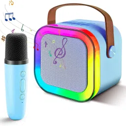 Toy for Kids Age 4-12 Kids Microphone with 1 Wireless Mic Portable Bluetooth-23