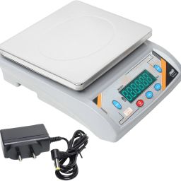 NIVAYO 30Kg Double Display chargeable Weight Machine with Steel Plate Top for Shop/Home Weighing Scale-image-72