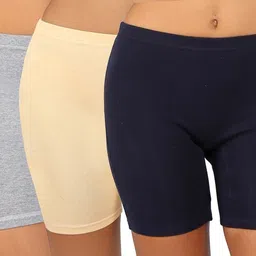 bralux Pack of 3 Solid Women Boxer-picture-21
