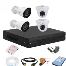 CP PLUS 4 Channal 5 MP H.265+ HD DVR 1Pcs,Outdoor Camera 5 MP HD 2Pcs,Indoor Camera 5 MP HD 2Pcs,1 TB Surveillance Hard Disk,Full combo set Security Camera-image-31