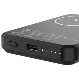 stuffcool Click 5000 mAh 18W Fast Charging Power Bank (1 Type C Port, Short Circuit Protection, Matte Black) image 4