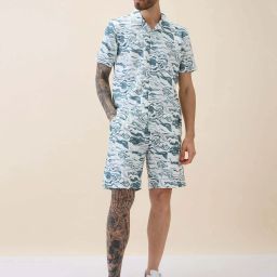 Shirt Regular Shorts Co-ords Set-image-57