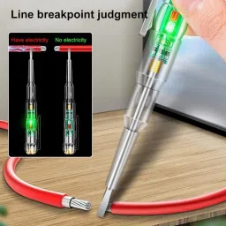 lila enterprise 1 Pcs Multi-function LED Test Pen with Screwdriver for Electric Power Testing Digital Voltage Tester image 4