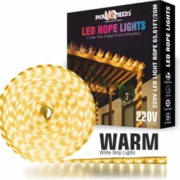 Daily Needs Shop 2400 LED 20 Meter Rope Strip Light Warm White Color Functional / Festival LED Light Strip-picture-8