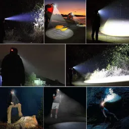 moshtu Atomic Beam Headlight/Ruff Atomic Beam Headlight/LED Flash/Head Torch/Atomic Beam 0 hrs Torch Emergency Light image 3