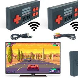 Extreme Mini Game Box Wireless 500+ Built in Classic Tv Video Game Console_04 Xbox 360 Edition with Game and Upgrades Pack-10