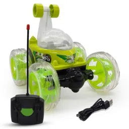 Remote Control Stunt Car Toy-Rechargeable with 360 Degree Rotation-Music & Light-image-37