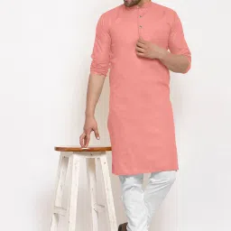 Men Solid Cotton Blend Straight Kurta-image-37