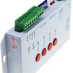 TRP Traders T1000S LED RGB Full Color Programmable Pixel Controller with SD Card DC5V / DC 7.5 â 24V for WS2811 2801 LPD8806 6803 1903 (Controller) 60 Watts PSU image 3