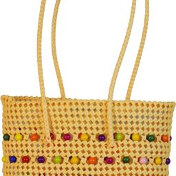 beads bags wire, beads wire koodai, beades handle bags,handmade beaded bags Grocery Bag-image-31