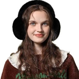 Black Soft Extra Fur Winter Foldable Ear Warm Cold Protection Earband Ear Muff-image-23