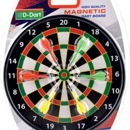 - Magnetic Dart Board Game - 17 Inch Magnetic Board With 6 Safe Darts 43 cm Dart Board-8