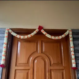 1PC Off White Real Look Jasmine Flower With Rose Torana/Garland for Home/Office Toran-image-74