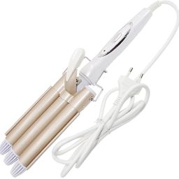 Crostal New Hair Styler Iron Ceramic Triple Barrel Curler Hair Straightener Electric Hair Styler-image-30