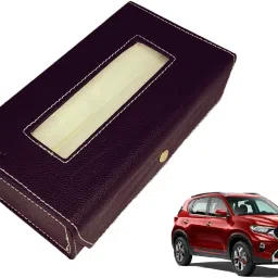 Basic-Black Tissue Box Leatherette-178 Vehicle Tissue Dispenser-image-38