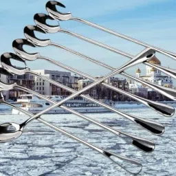 Latest long soda Stainless Steel Coffee Spoon Set-10
