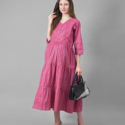 Women Printed Pure Cotton Flared Kurta-picture-8