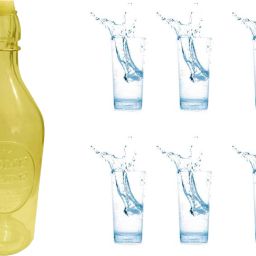 BOTTLE, 6GLASS NDR128 Jug Bottle Glass Set-image-58