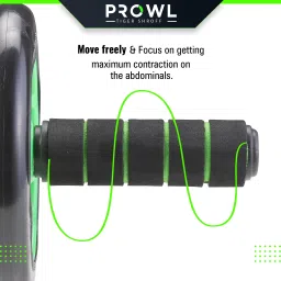 prowl by tiger shroff Double Ab Wheel Roller With Knee Pad | Abs Roller | Exercise Roller Ab Exerciser Ab Exerciser image 4