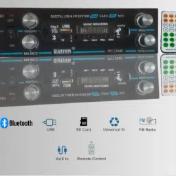 4440 Dauble IC Car Stereo (Modal no-2045 )B.T/MP3/AUX/USB/FM Car Stereo-22