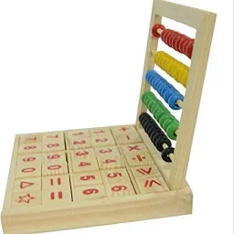 tru toys Wooden Abacus Arithmetic Learning Educational Counting Number Maths Toy 3+ Years image 2