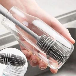 Silicone Flexible & Long Bottle Cleaning Brush (PACK OF 2)-image-49
