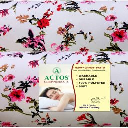 Microfibre Floral Bolster Pack of 2-90